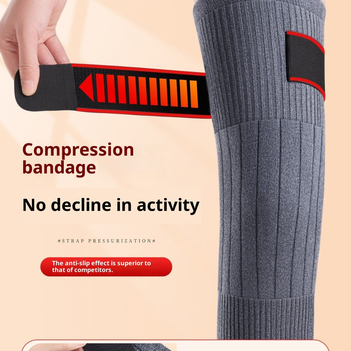 Universal Cold-proof Warm Knee Pads Elastic Windproof Thick Knee Protector Wraps Leg Soft Knee Protective Cover Injury Recovery