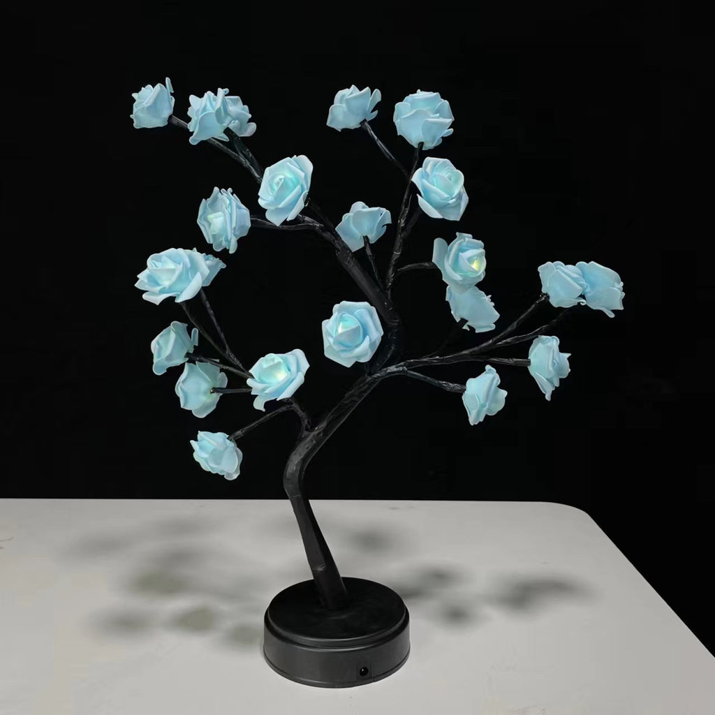 New LED Rose Tree Lamp Touch Screen Small Desk Lamp